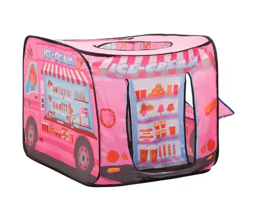 Žaidimų Palapinė Su 250 Kamuoliukų, Rožinė, 70X112X70Cm