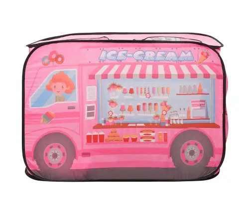 Žaidimų Palapinė Su 250 Kamuoliukų, Rožinė, 70X112X70Cm