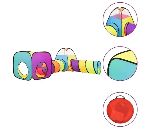 Laste Mängutelk, 250 Palliga, Mitmevärviline, 190X264X90 Cm