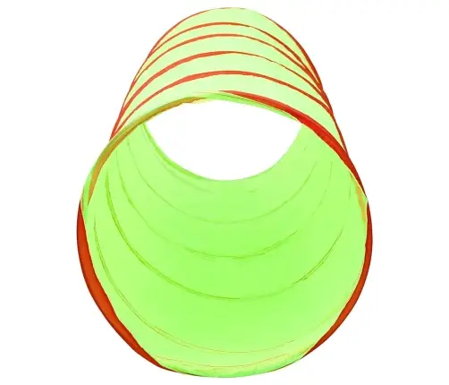 Bērnu Rotaļu Tunelis Ar 250 Bumbiņām, 175 Cm, Zaļš Poliesters Vidaxl