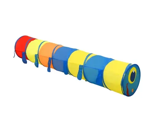 Rotaļu Tunelis, 250 Bumbiņām, 245 Cm, Poliesters, Daudzkrāsains Vidaxl