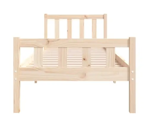 Voodiraam, Täismännipuit, 90 X 190 Cm