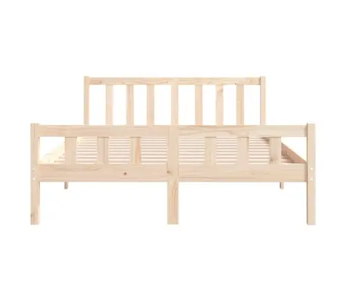 Voodiraam, Täismännipuit, 120 X 190 Cm