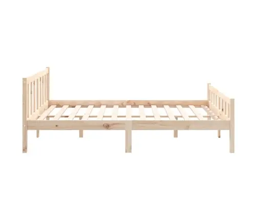 Voodiraam, Täismännipuit, 120 X 190 Cm