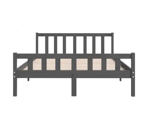 Lovos Rėmas, Pilkos Spalvos, 140X190cm Medienos Masyvas