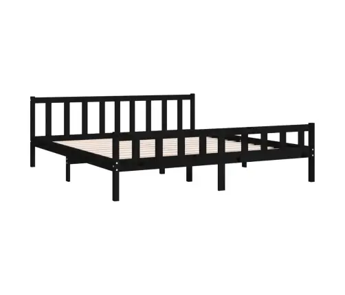 Lovos Rėmas, Juodos Spalvos, 160X200cm Medienos Masyvas