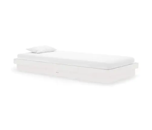 Lovos Rėmas, Baltos Spalvos, 90X200cm Medienos Masyvas