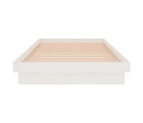 Gultas Rāmis, Balts, Masīvkoks, 100X200 Cm Vidaxl