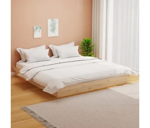 Lovos Rėmas Be Čiužinio, 200X200cm Medienos Masyvas