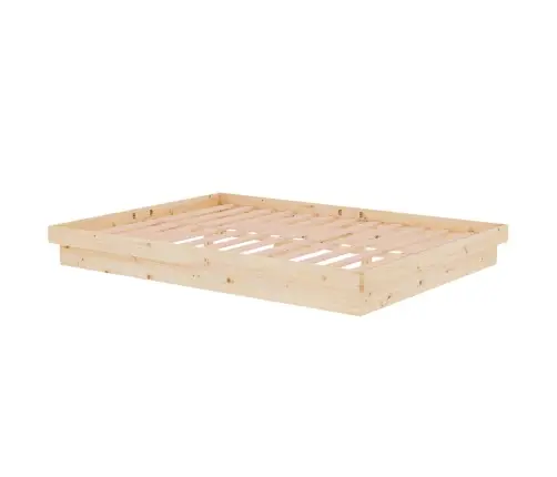 Lovos Rėmas, 135X190cm Medienos Masyvas, Dvivietis