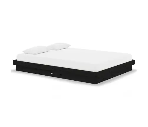 Lovos Rėmas, Juodos Spalvos, 140X190cm Medienos Masyvas