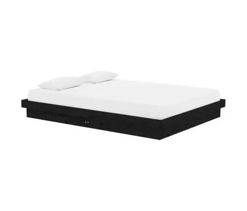 Lovos Rėmas, Juodos Spalvos, 140X190cm Medienos Masyvas