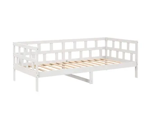 Dīvāngulta, Balta, Priedes Masīvkoks, 90X200 Cm Vidaxl