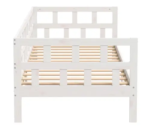 Dīvāngulta, Balta, Priedes Masīvkoks, 90X200 Cm Vidaxl