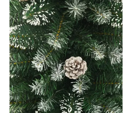 Dirbtinė Siaura Kalėdų Eglutė Su Stovu, 150cm Pvc