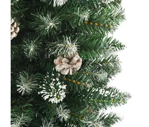 Mākslīgā Ziemassvētku Egle Ar Statīvu, Šaura, 180 Cm, Pvc Vidaxl