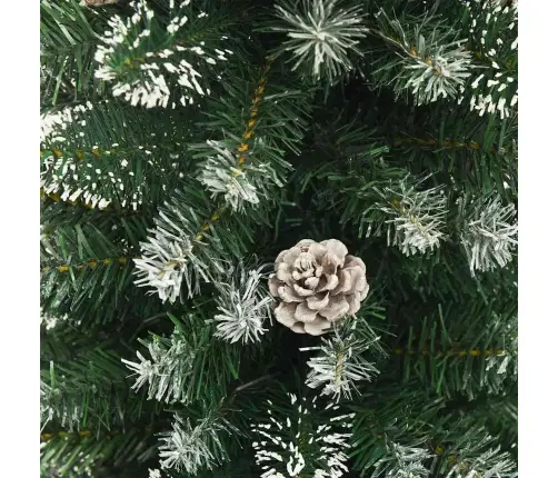 Mākslīgā Ziemassvētku Egle Ar Statīvu, Šaura, 180 Cm, Pvc Vidaxl