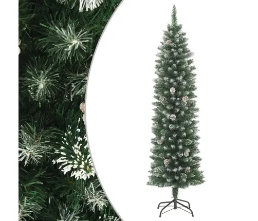 Kitsas Kunstjõulukuusk Alusega, 240 cm Pvc