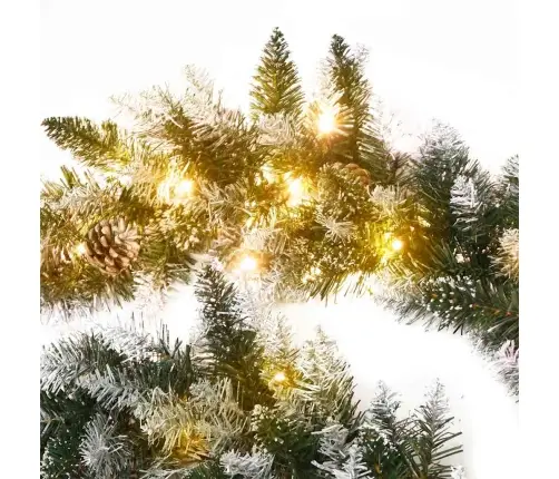 Kalėdinė Girlianda Su Led Lemputėmis, Žalia, 2,7M, Pvc