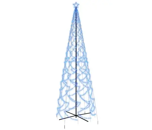 Koonusekujuline Jõulupuu, Sinine, 1400 Ledi, 160 X 500 Cm