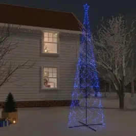 Ziemassvētku Egle, 3000 Zilas Led Lampiņas, 230X800 Cm Vidaxl