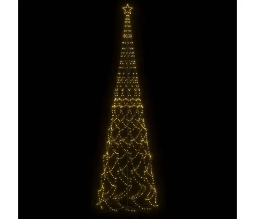 Kalėdų Eglutė, 230X800cm Kūgio Formos, 3000 Šiltų Baltų Led