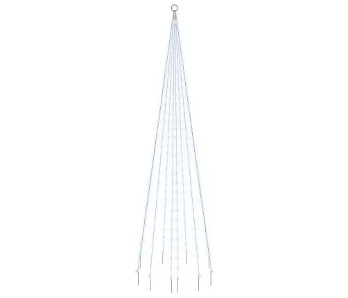 Ziemassvētku Egle Karoga Mastam, 310 Vēsi Baltas Led, 300 Cm Vidaxl Ziemassvētku Egle Karoga Mastam, 310 Vēsi Baltas Led, 300 Cm Vidaxl