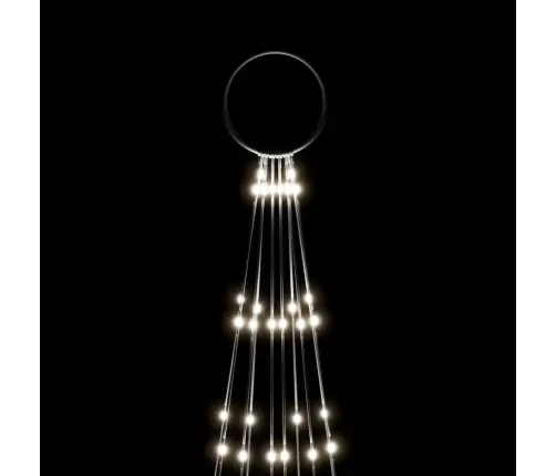 Ziemassvētku Egle Karoga Mastam, 310 Vēsi Baltas Led, 300 Cm Vidaxl Ziemassvētku Egle Karoga Mastam, 310 Vēsi Baltas Led, 300 Cm Vidaxl