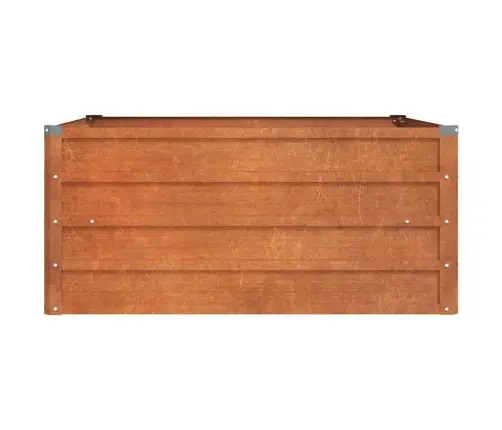 Taimekast, Rooste, 100X100X45 cm Corten-Teras