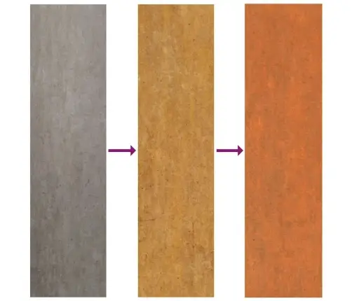 Taimekast, Rooste, 100X100X45 cm Corten-Teras