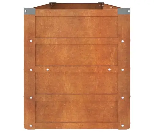 Augstā Dārza Puķu Kaste, Rūsas, 160X40X45 Cm, Kortena Tērauds Vidaxl