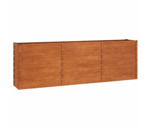 Taimekast, Rooste, 240X40X77 cm Corten-Teras