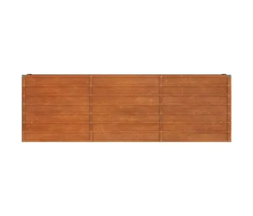 Taimekast, Rooste, 240X40X77 cm Corten-Teras