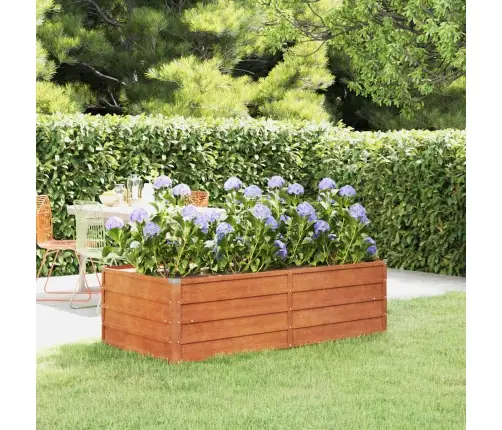 Taimekast, Rooste, 160X80X45 cm Corten-Teras
