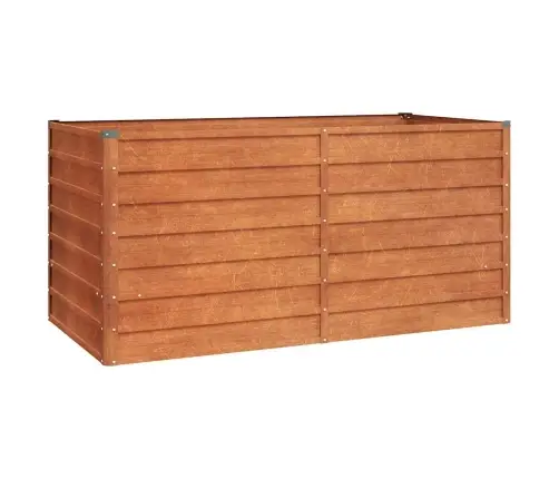 Augstā Dārza Puķu Kaste, Rūsas, 160X80X77 Cm, Kortena Tērauds Vidaxl