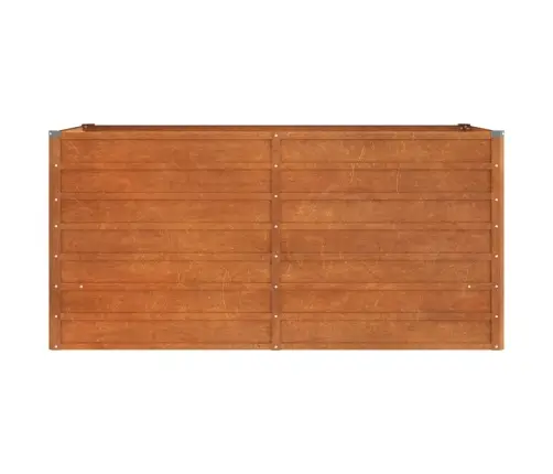 Augstā Dārza Puķu Kaste, Rūsas, 160X80X77 Cm, Kortena Tērauds Vidaxl