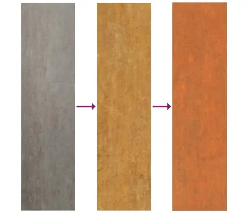 Taimekast, Rooste, 480X80X45 cm Corten-Teras