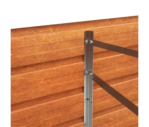 Taimekast, Rooste, 480X80X45 cm Corten-Teras