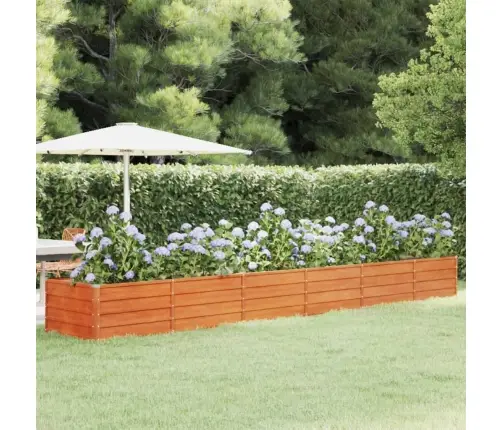 Taimekast, Rooste, 480X80X45 cm Corten-Teras