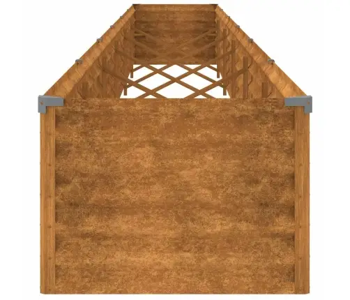 Aiapeenar 580 X 50 X 36 Cm Corten Terasest