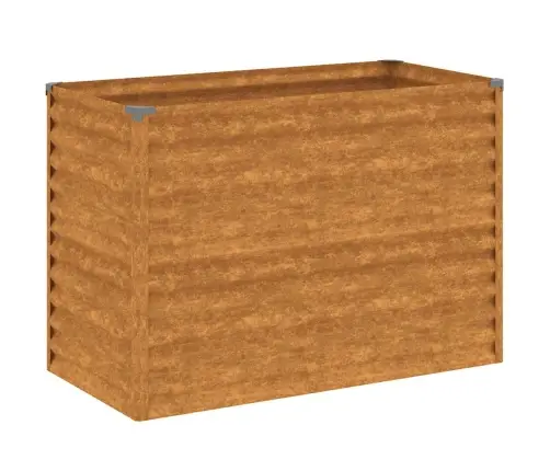 Augstā Dārza Puķu Kaste, 100X50X69 Cm, Tērauds Ar Rūsas Efektu Vidaxl