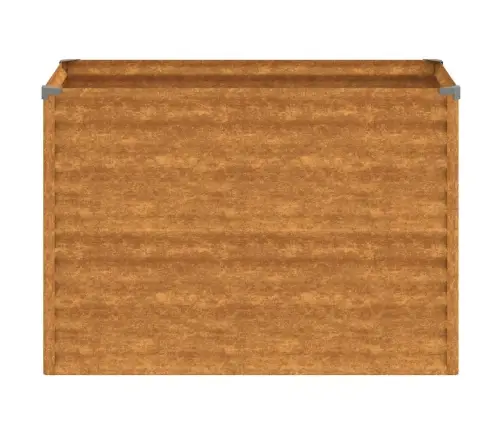 Augstā Dārza Puķu Kaste, 100X50X69 Cm, Tērauds Ar Rūsas Efektu Vidaxl