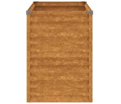 Augstā Dārza Puķu Kaste, 100X50X69 Cm, Tērauds Ar Rūsas Efektu Vidaxl