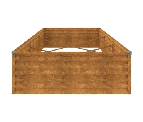 Aukštas Sodo Lovelis, 291X100X36cm Corten Plienas