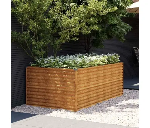 Taimekast, 196 X 100 X 69 cm Corten-Teras