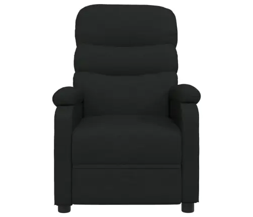 Atpūtas Krēsls, Atgāžams, Melns Audums Vidaxl