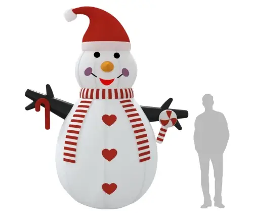 Pripučiamas Sniego Senis Su Led Lemputėmis, 360Cm