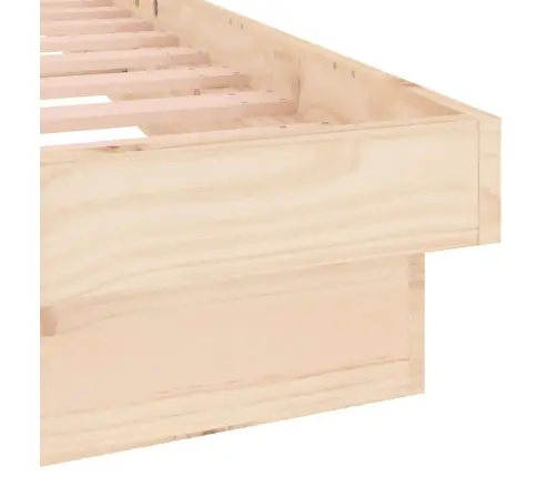 Lovos Rėmas Su Led, 120X200cm Medienos Masyvas