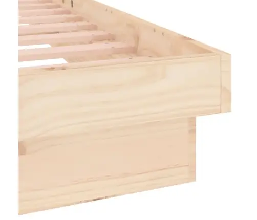 Led-Voodiraam, 90 X 190 cm Täispuit