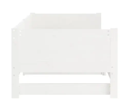 Väljatõmmatav Päevavoodi, Valge, Männipuit, 2 X (80-200) Cm